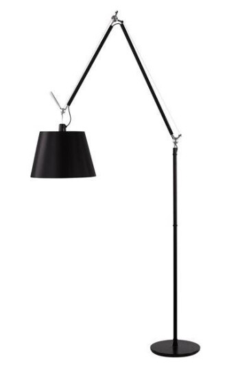 Artemide Tolomeo Mega Gulvlampe Sort 42 cm Skjerm