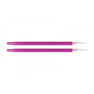 KnitPro Zing Udskiftelige Rundpinde Messing 9cm 5,00mm / US8 Ruby