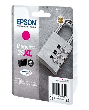Epson 35XL - Blekkpatron Rød