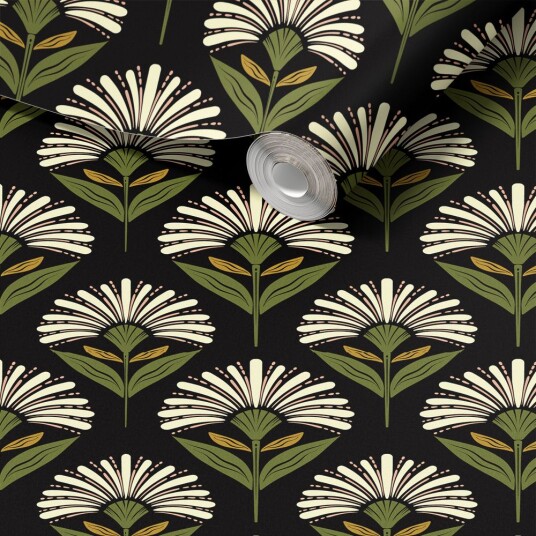 Blomstermønster kontaktpapir Blomstermønster kontaktpapir