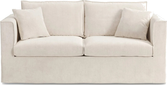 Travstad 3 seters sovesofa i chenille fremoverutslått Beige