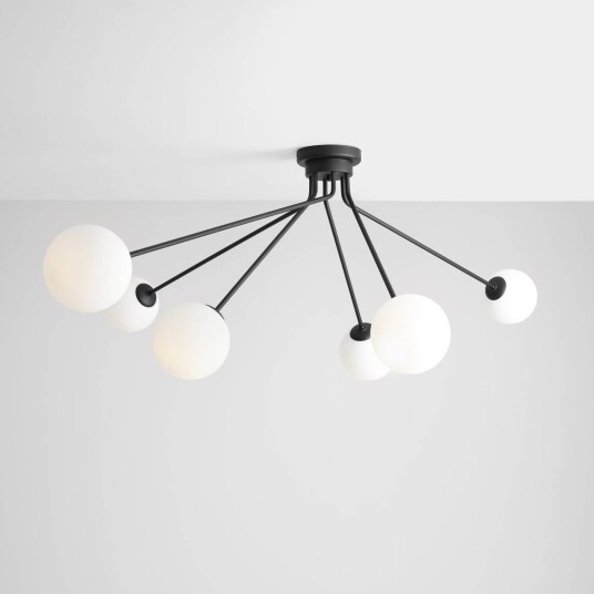 ALDEX Taklampe 1082PL_K1 6 lyskilder svart ALDEX Taklampe 1082PL_K1 6 lyskilder svart