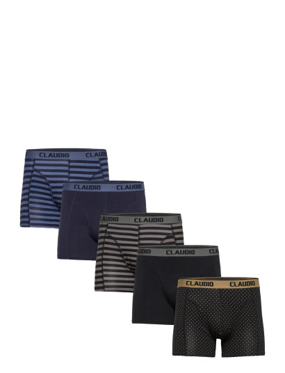 Claudio Claudio 5 Pack Tights   Black   L