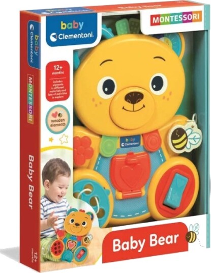 Clementoni Baby Montessori Aktivitetsleke Baby Bjørn Clementoni Baby Montessori Aktivitetsleke Baby Bjørn