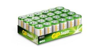 GP Super Alkaline C/LR14 batteri, 24-pk