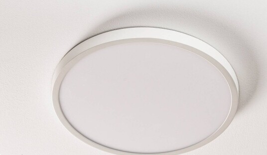 Orion LED taklampe Lero dimbar Hvit / opal Stue / spisestue Aluminium Moderne