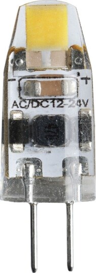 Unison LED pære G4 Silikon 12V 1.5W 3000K Dimbar
