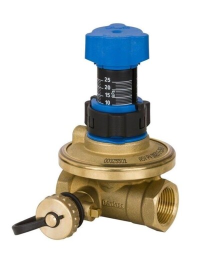 Danfoss ASV-PV-4G Differensialtrykkregulator 1 1/4" Justeringsventil DN32 5-25 kPa KVS 6,3 Danfoss ASV-PV-4G Differensialtrykkregulator 1 1/4" Justeringsventil DN32 5-25 kPa KVS 6,3