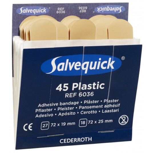Cederroth Salvequick 45 Plastplaster Ref 6036 (Cederroth)