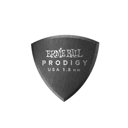 Ernie Ball Eb-9331 Shield 1.5mm Bk 6-Pakning, Svart