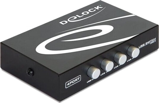 Delock Switch Usb 2.0 4 Port Manual - Usb-Periferdelesvitsj - 4 X Usb 2.0 - Stasjonær Delock Switch Usb 2.0 4 Port Manual - Usb-Periferdelesvitsj - 4 X Usb 2.0 - Stasjonær
