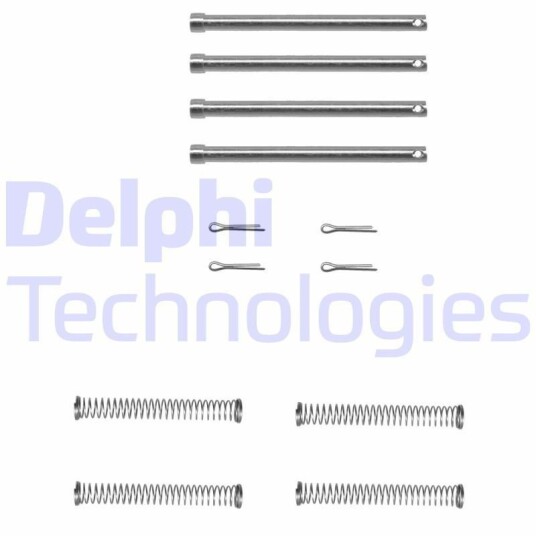 Tilbehørsett, skivebremse belegg DELPHI LX0097