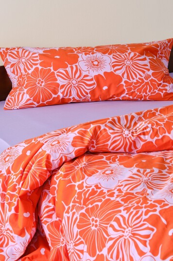 Jotex Putetrekk 50x90 Cm Økologisk Oransje ANNA 20930550106