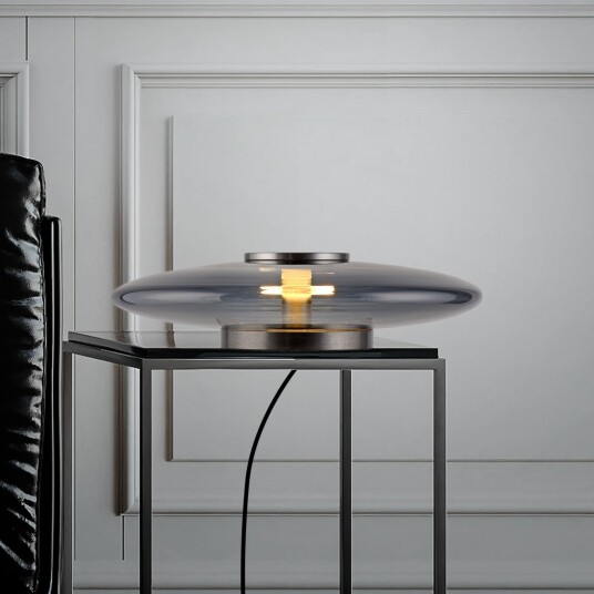 Bordlampe PURE Vitrum dimmbar Grå Stue Glass Moderne 8 Grå