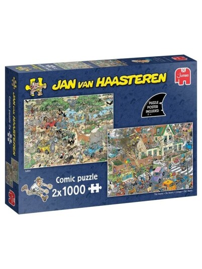 Jan van Haasteren Safari & Storm2x1000 Jan van Haasteren Safari & Storm2x1000