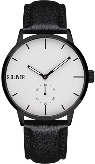 s.Oliver Herreklokke SO 4180 LQ S.Oliver Classic Sølvfarget/Lær