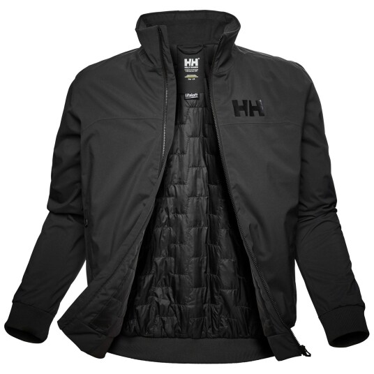 Helly Hansen Herre Hp Racing Lifaloft Vanntett Bomberjakke Grå L L