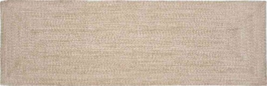  Teppe Naturlig og hvit 80 x 250 cm Jute