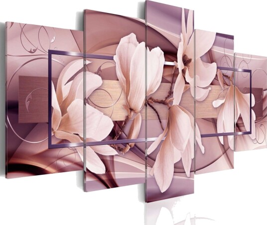 Bilde Moody Flowers 100x50 Artgeist sp. z o. o.