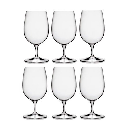 Palace Vannglass med fot 32cl 6-pakke Klar