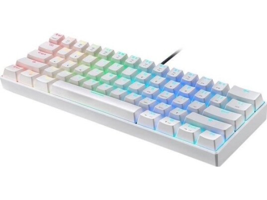 Motospeed-Tastatur Motospeed Ck61 Rgb Mekanisk Tastatur  Hvit 