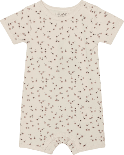 CeLaVi romper til baby i viskose Shadow Gray 80 CeLaVi romper til baby i viskose Shadow Gray 80