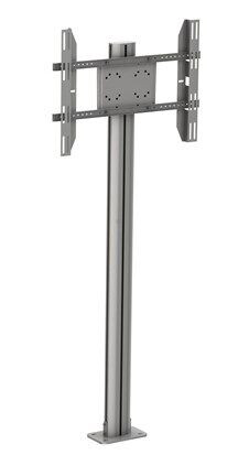 Multibrackets M Display Stand 180 Single Silver w. Floormount Multibrackets M Display Stand 180 Single Silver w. Floormount