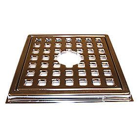 Rist med Ramme 156x156 mm, Rustfri Stål