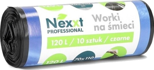 Nexxt Søppelsekker Nexxt 120L Ldpe Svarte 10