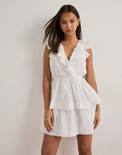 Nelly   Hvit   Perfect Frill Dress