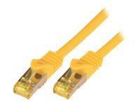 M-Cab Nettverkskabel Rj-45 Hann Til Rj-45 Hann 20 M Sftp Pimf Cat 7 Gul