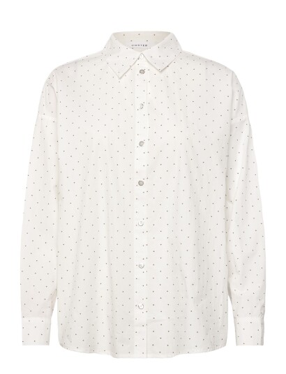 Coster Copenhagen Shirt With Dots  Boxy Cream 34
