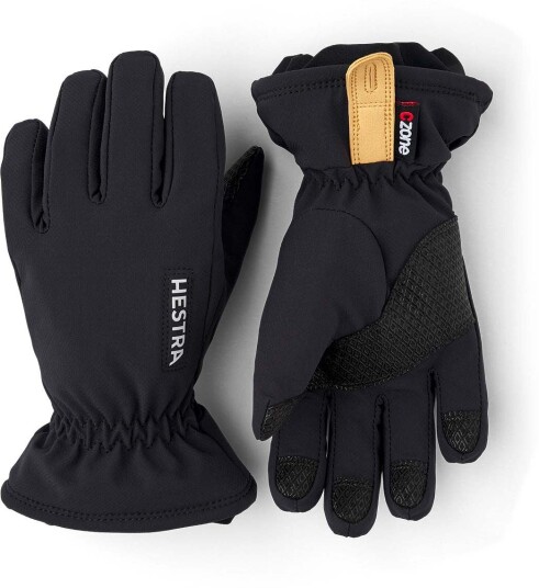 Hestra Czone Pluto Jr - 5 Finger Black 4-5 år Hestra Czone Pluto Jr - 5 Finger Black 4-5 år