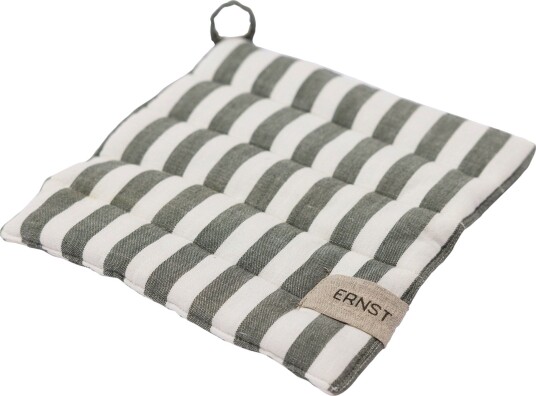 Ernst Gryteklut med bred stripe, grønn/hvit