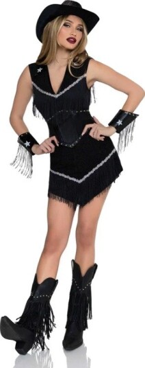 Rodeo Star - Cowgirl Kostyme til Dame - Large