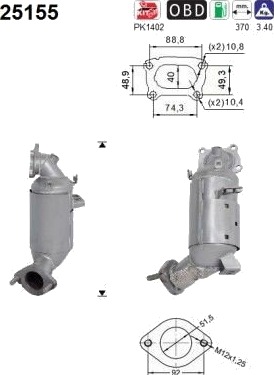 Katalysator AS 25155