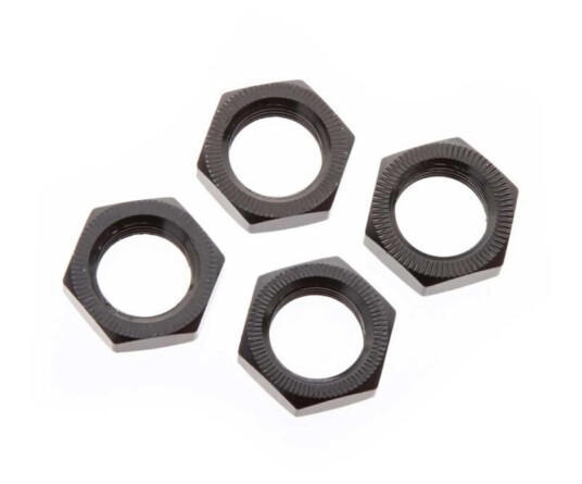 ARRMA AR310449 Wheel Nut Aluminum 17mm Black (4)