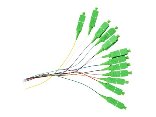 Qoltec - Grisehale - Sc/Apc-Enkeltmodus (Hann) - 2 M - Fiberoptisk - G.657.A2 - Halogenfri