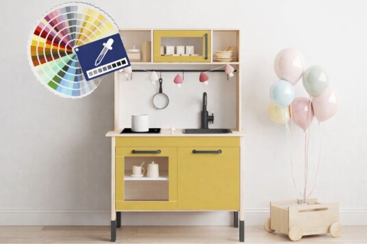 Namly Design Selvklebende klistremerker for IKEA Duktig lekekjøkken – Velg farge STICKER25861PERSONAL