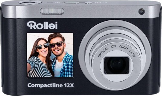 Rollei Compactline 12X Digitalkamera med 12x Zoom og 64 MP 4K Video