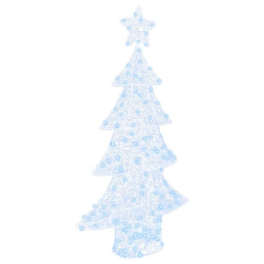 Juletre med 160 LED Kaldhvit 150 cm Akryl Juletre med 160 LED Kaldhvit 150 cm Akryl