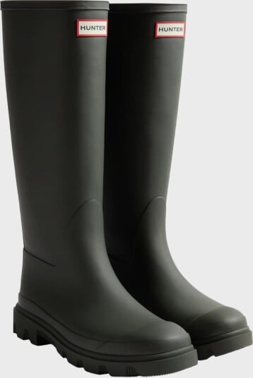 Hunter Gummistøvler   Regnskyll Tall   Dark Olive   Hunter   37   Gummistøvler   Grønn