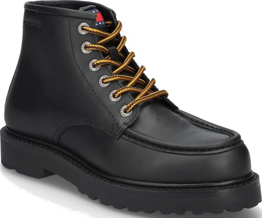 Tommy Hilfiger Archive 01 American Lth Boot BLACK 45 Tommy Hilfiger Archive 01 American Lth Boot BLACK 45