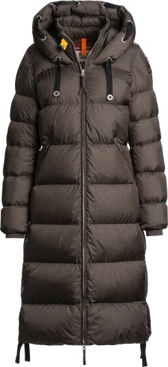 Parajumpers Women's Panda Long Down Jacket Earth Brown XL Parajumpers Women's Panda Long Down Jacket Earth Brown XL