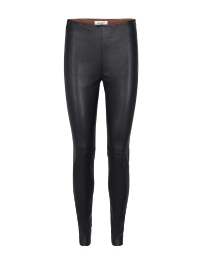 MOS MOSH Mmlucille Stretch Leather Legging - Black - XS