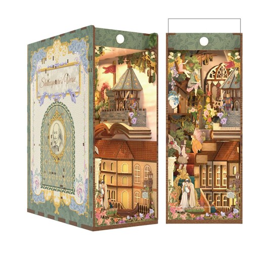 Puslespill 3D 212 Book Nook Shakespeare