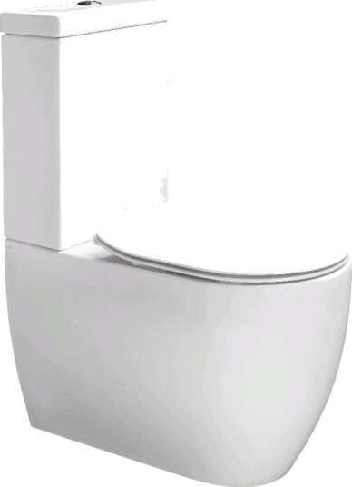 LAVABO GLOMP RIMLESS GULVSTÅENDE TOALETT MATT HVIT LAVABO GLOMP RIMLESS GULVSTÅENDE TOALETT MATT HVIT