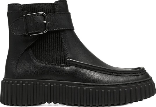 Clarks Torhill Buckle D - BLACK TUMBLED - 35.5