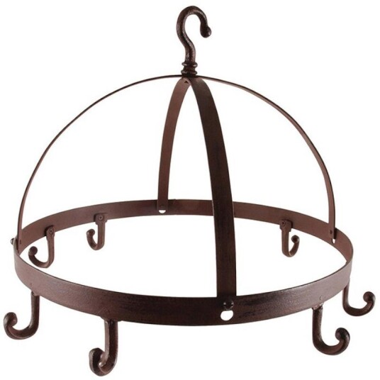 GardenLife Oppheng jern 8 kroker Ø37xH20cm
