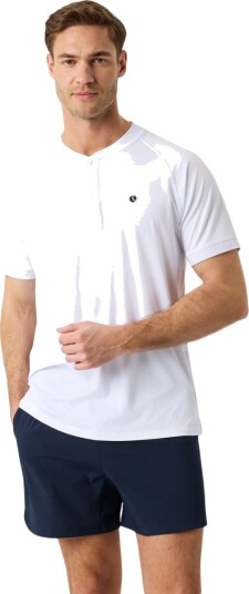 Björn Borg Ace Sports Tennis Polo T skjorte Herre Hvit XL